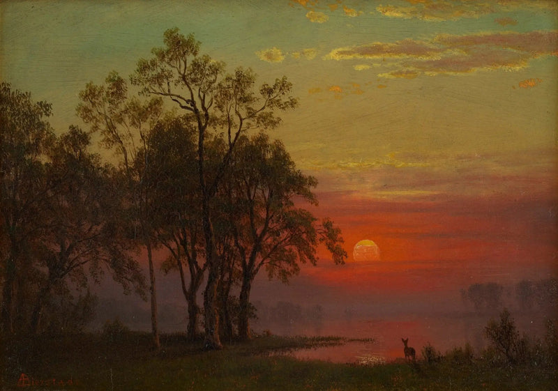 Kveldslønn - Albert Bierstadt

Source:
Lueur du soir - Albert Bierstadt