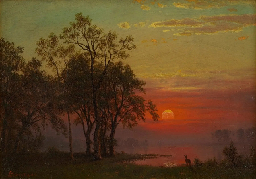 Kveldslønn - Albert Bierstadt

Source:
Lueur du soir - Albert Bierstadt