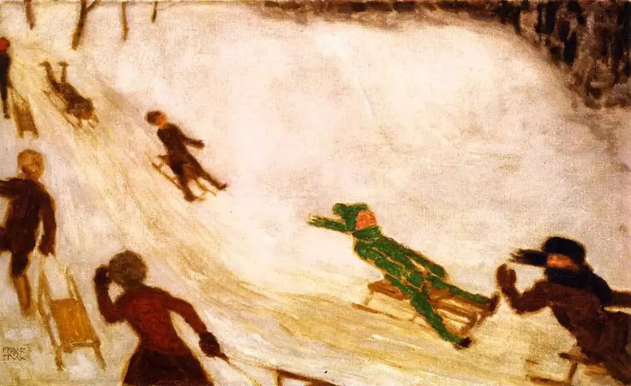 Kjelke for barn - Franz Von Stuck