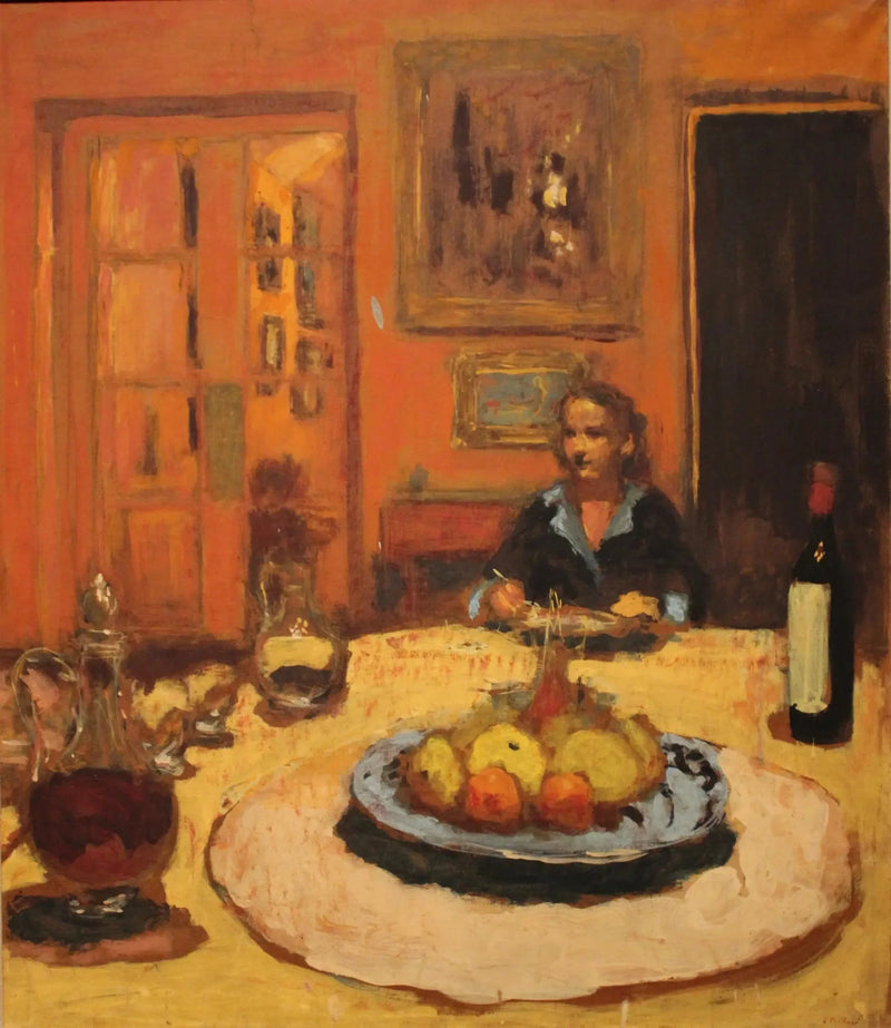 Lulu i spisestuen, Napoli-gaten - Édouard Vuillard