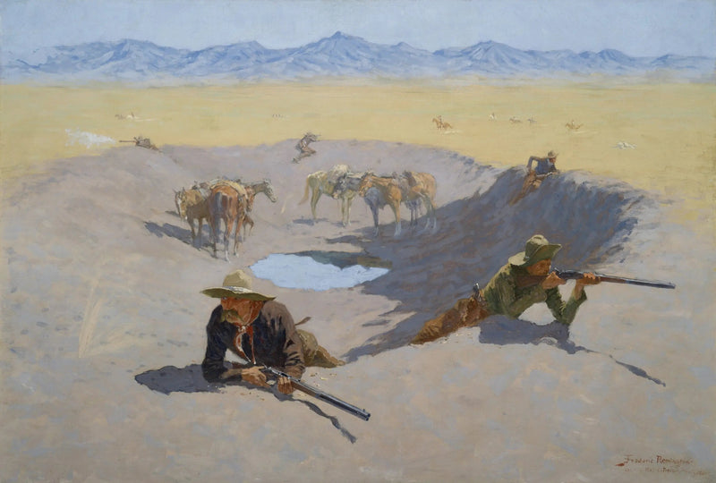 Kamp om vannhullet - Frederic Remington

Source:
Lutte pour le point d'eau - Frederic Remington