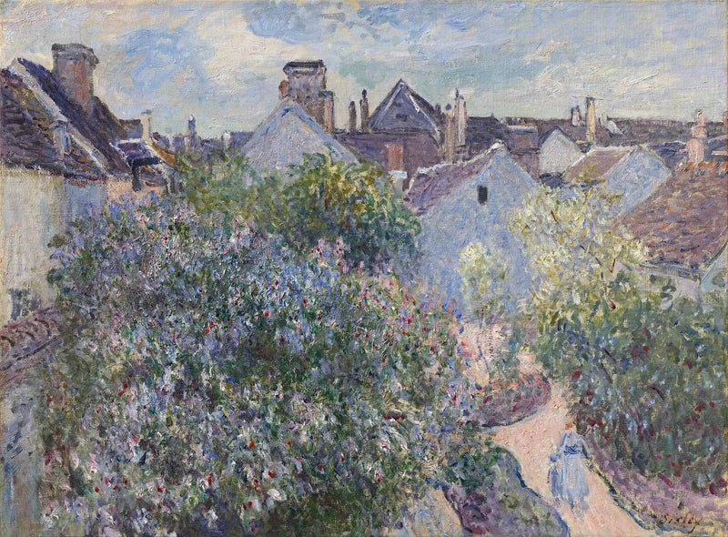 Mitt hus i Moret - Alfred Sisley