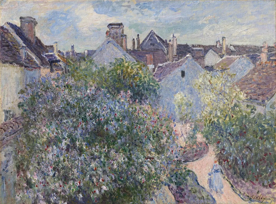 Mitt hus i Moret - Alfred Sisley