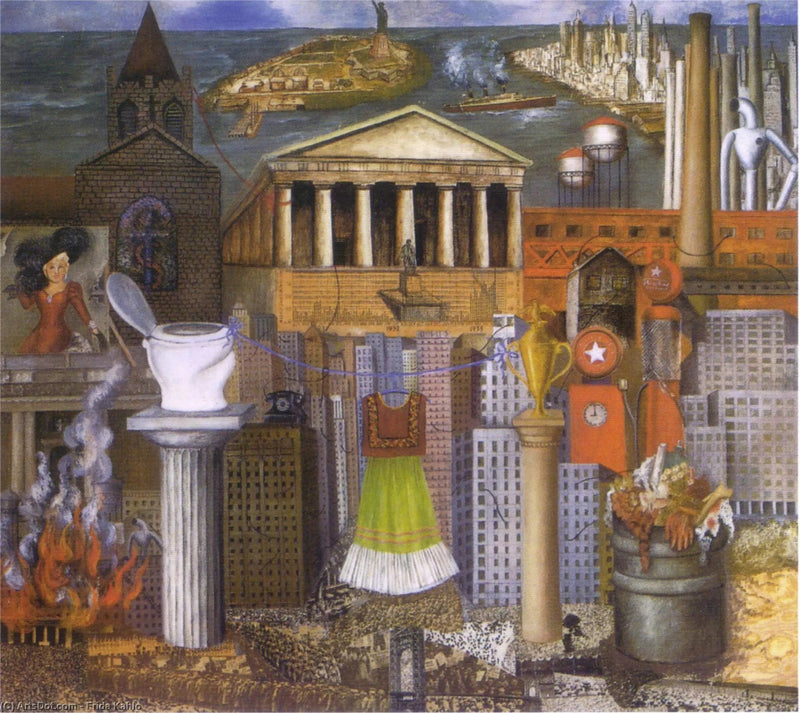 Kjolen min henger der - Frida Kahlo