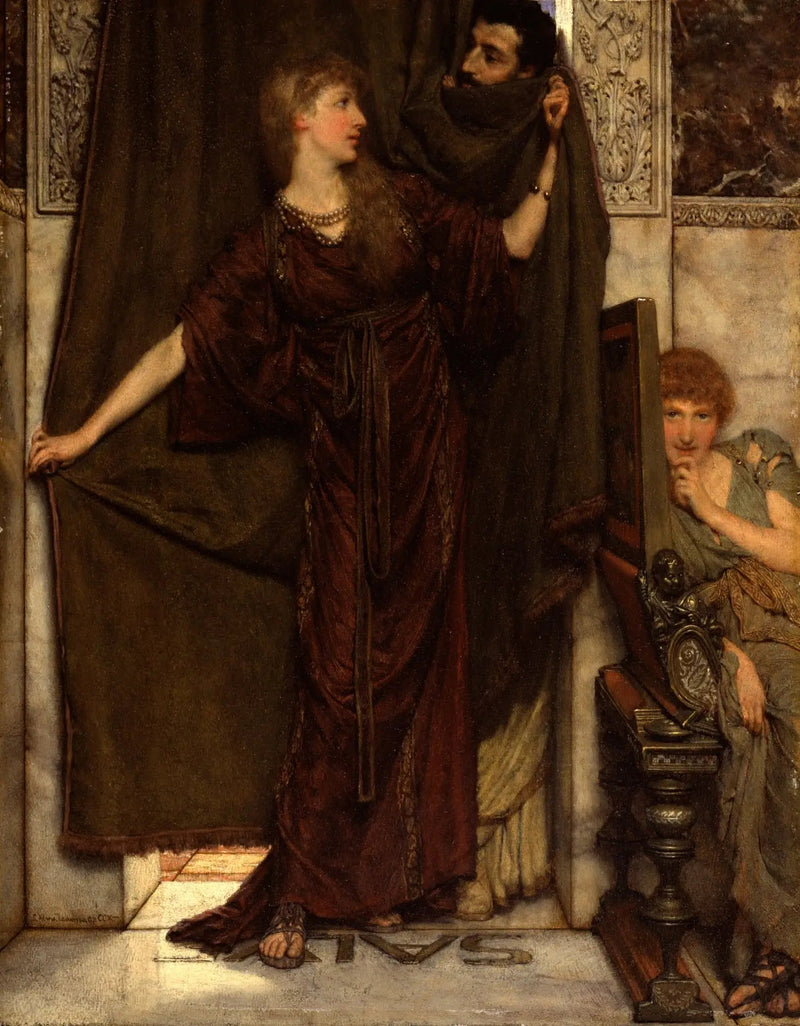 Søsteren min er ikke her - Lawrence Alma-Tadema