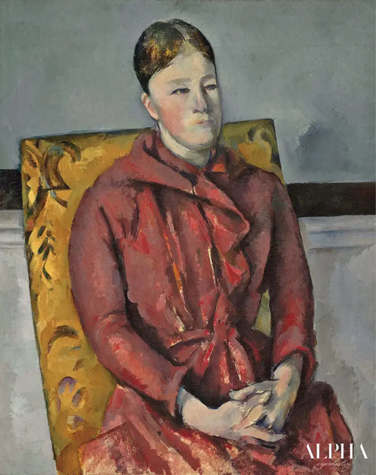 Madame Cézanne au fauteuil jaune - Paul Cézanne - Reproductions de tableaux et peintures haut de gamme