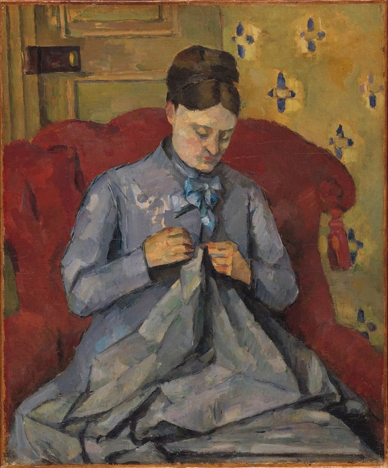 Madame Cézanne syr - Paul Cézanne