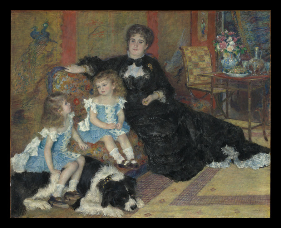 Madame Georges Charpentier et ses enfants peints par Renoir en 1878, Metropolitan Museum of Art 07.122