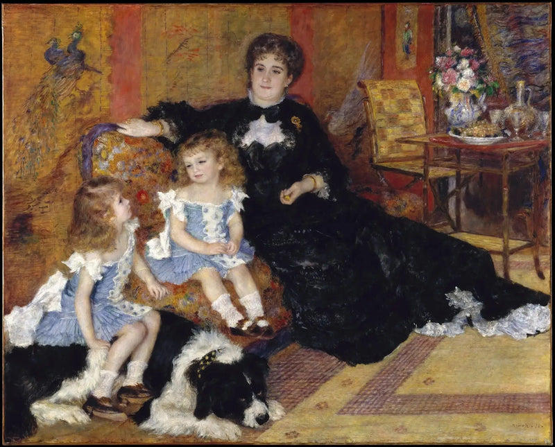 Madame Charpentier og hennes barn - Pierre-Auguste Renoir