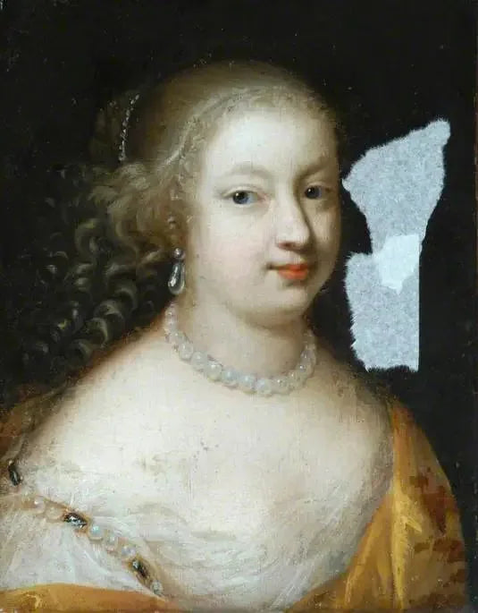 Madame de Grignan (1646-1705), datter av grevinne de Sévigné - Pierre Mignard
