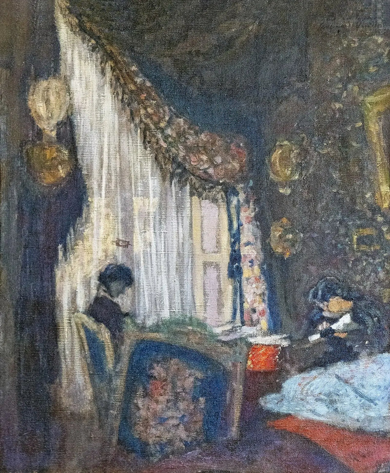 Madame Hessel ved sitt vindu - Édouard Vuillard