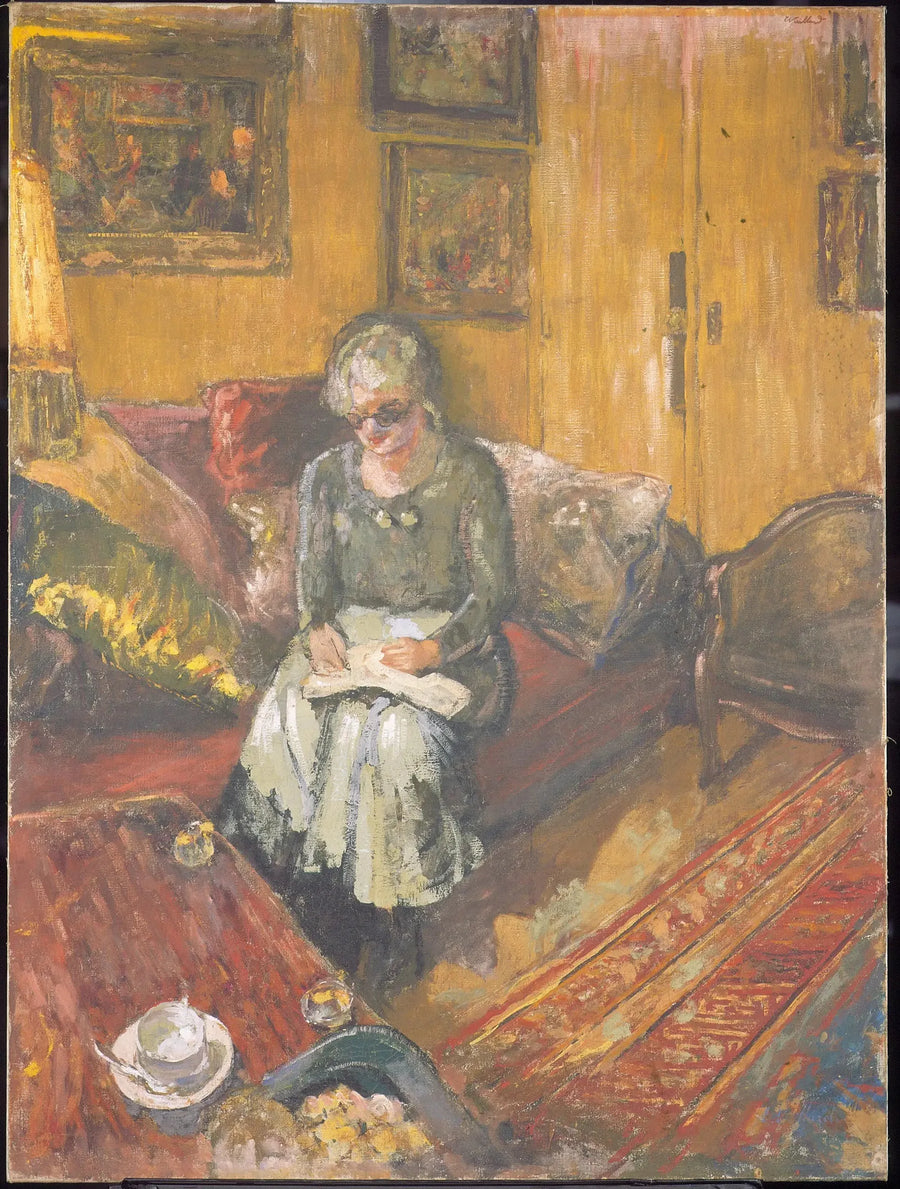 Madame Hessel i boudoiret, rue de Naples - Édouard Vuillard
