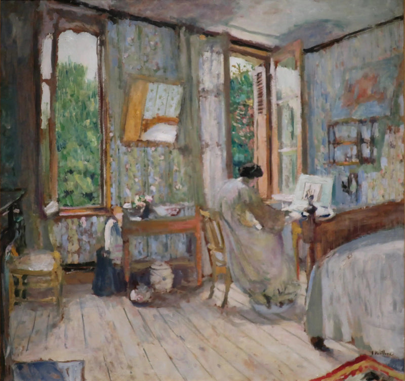 Madame Hessel på sitt rom i La Terrasse - Édouard Vuillard