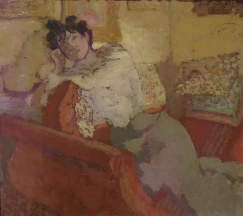Madame Hessel i sitt boudoir - Édouard Vuillard