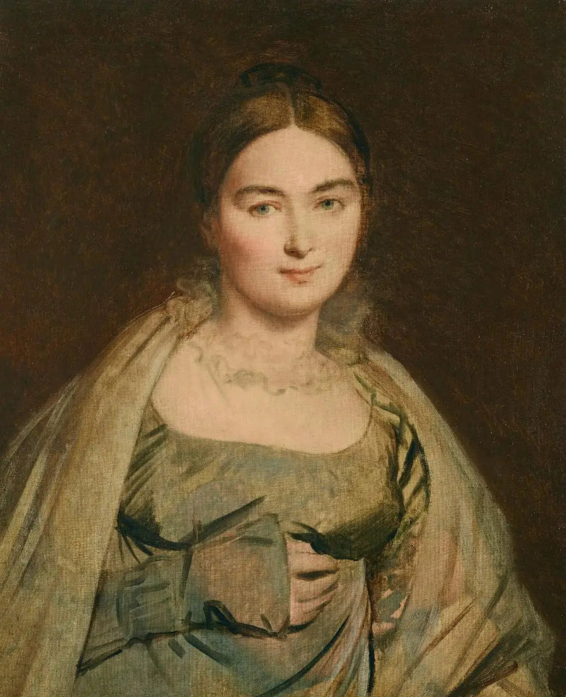 Madame Ingres, født Madeleine Chapelle - Jean-Auguste-Dominique Ingres