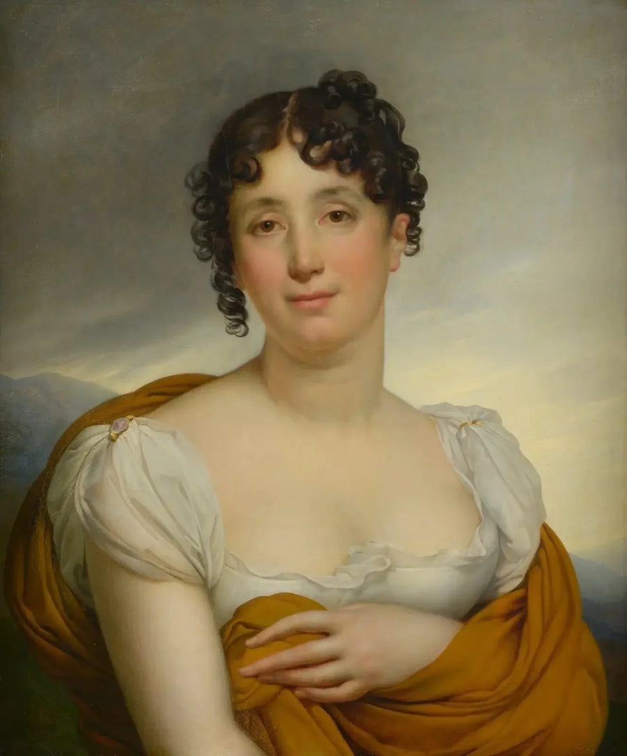 Madame Merlin med gult skjerf - Anne-Louis Girodet

Source:
Madame Merlin au châle jaune - Anne-Louis Girodet