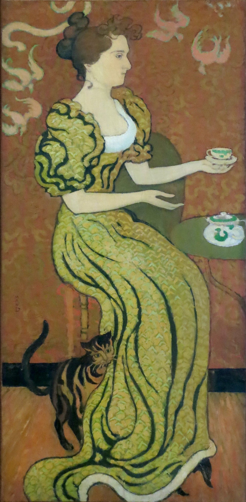 Fru Ranson med katten - Maurice Denis
