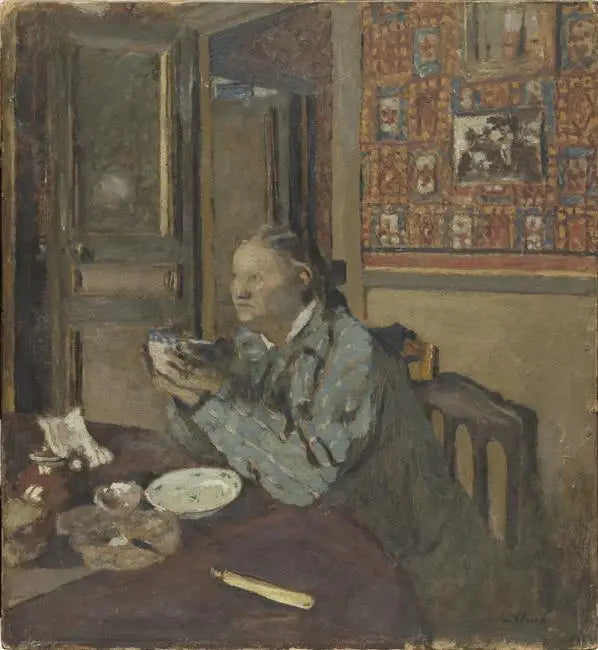 Madame Vuillard i bolen - Édouard Vuillard