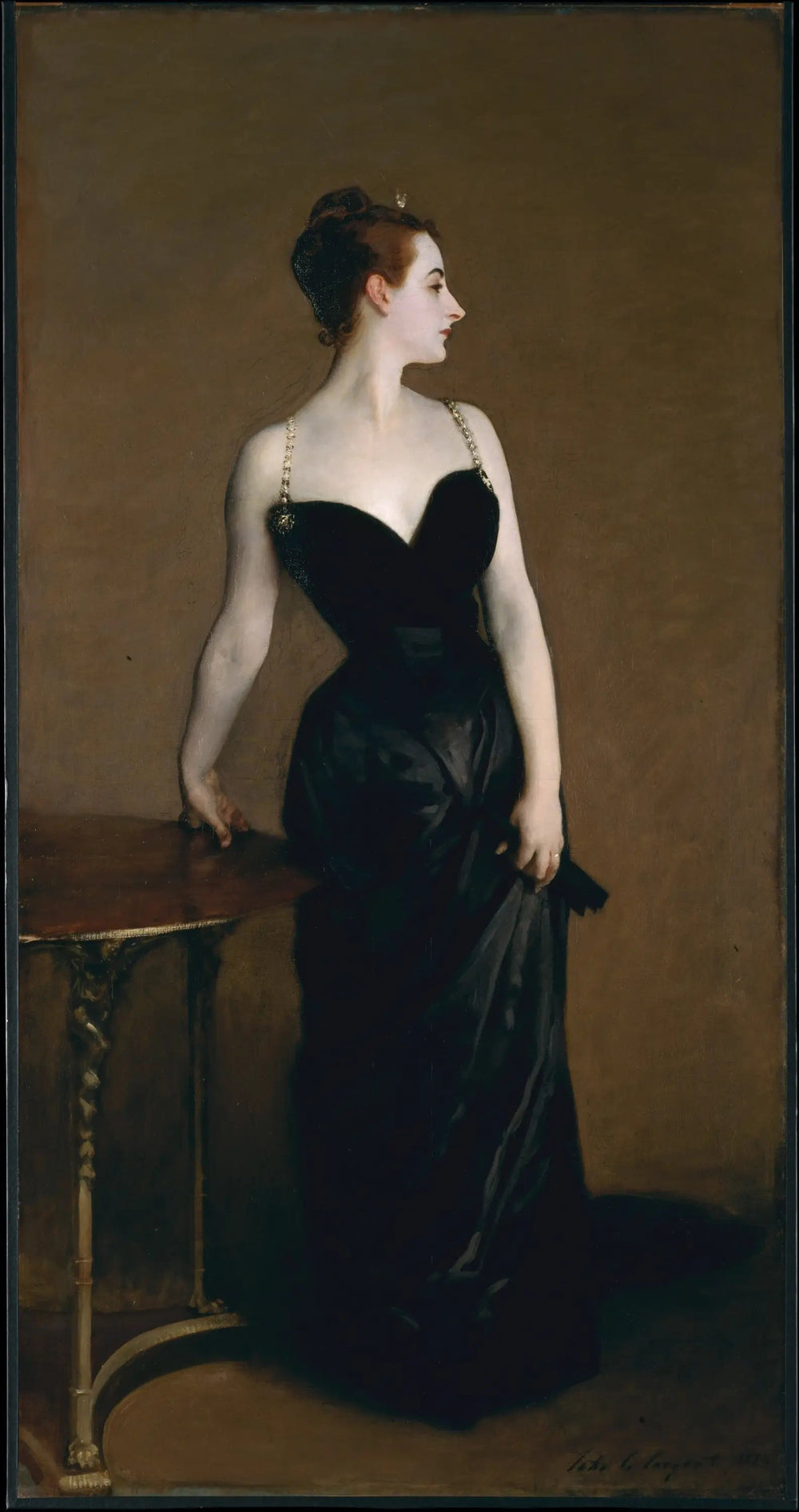 Madame X - John Singer Sargent image 1 copie de tableau peinte à la main