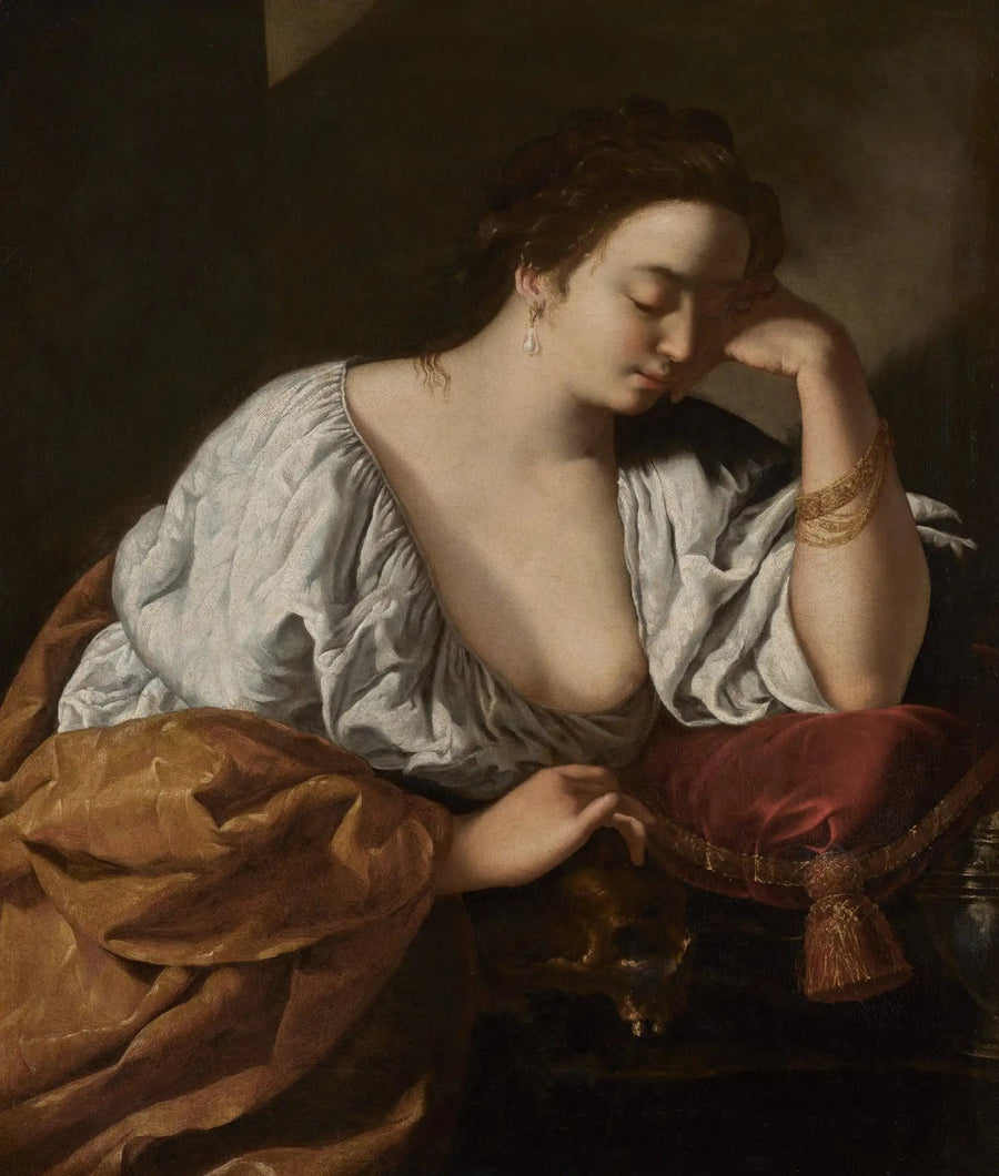 Madeleine botfaste - Artemisia Gentileschi