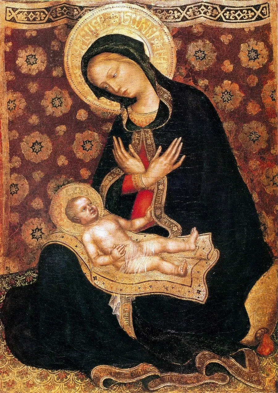 Ydmykhetens Madonna - Gentile da Fabriano