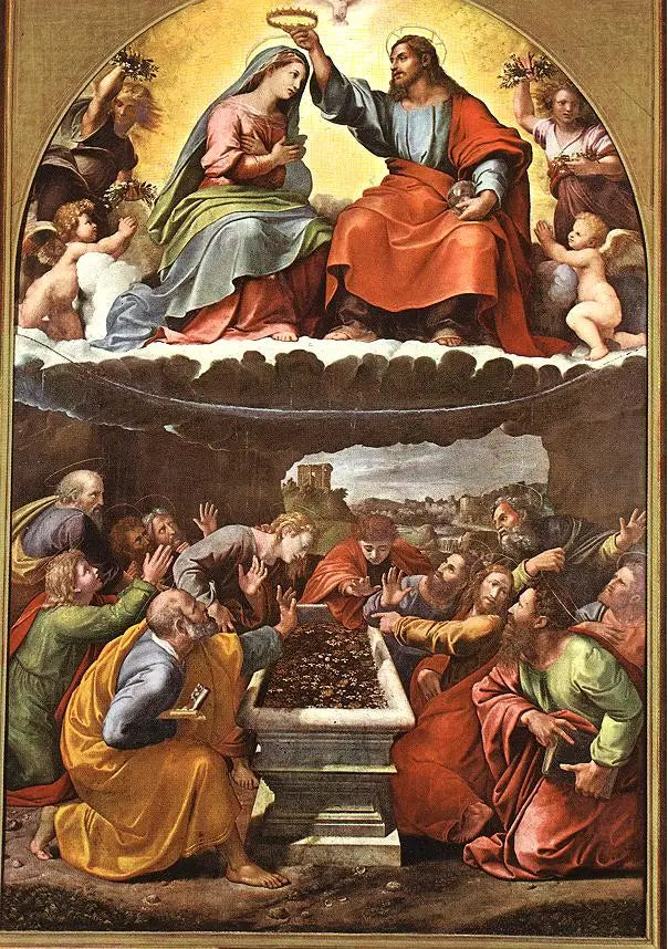Madone de Monteluce - Raphaël Sanzio image 1 reproduction artisanale de tableau
