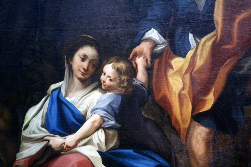 Madonna della Scodella (etter Correggio) (detalj) - Anton Raphael Mengs