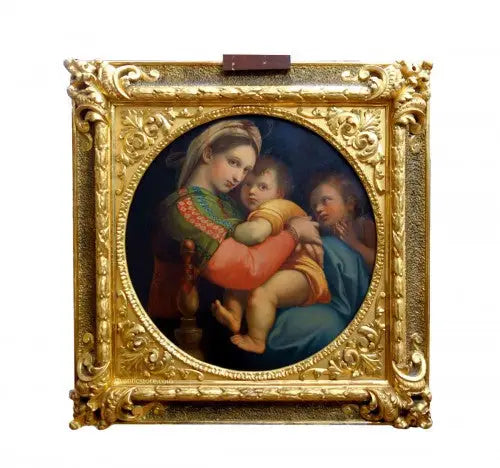 Madonna della Sedia (etter et italiensk original fra 1500-tallet) - Raphaël Sanzio