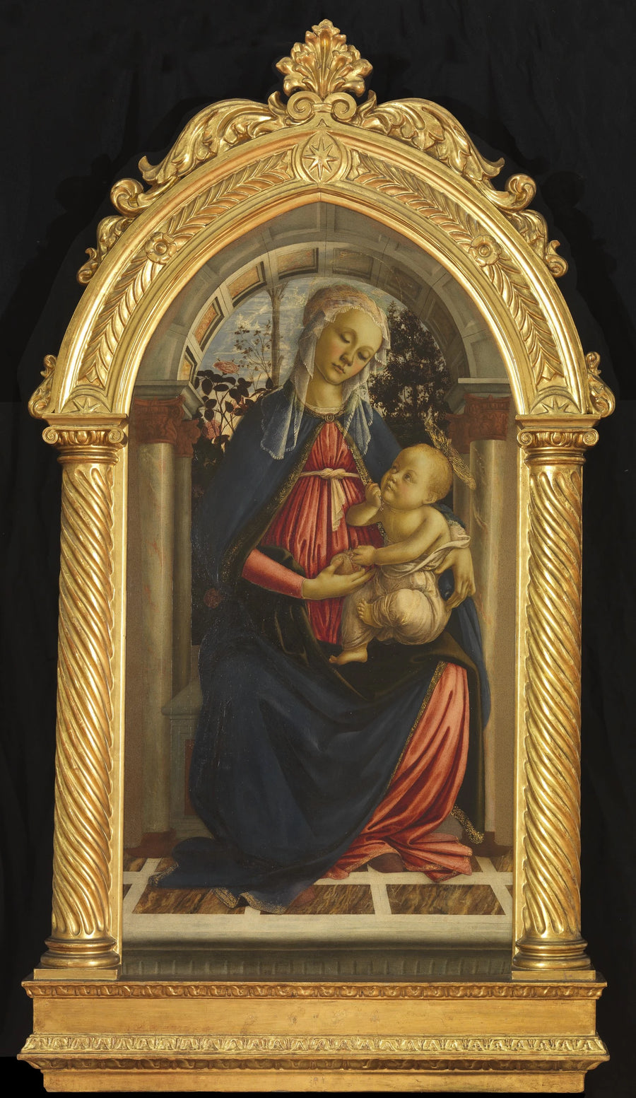 Jomfruen i rosenhagen - Sandro Botticelli