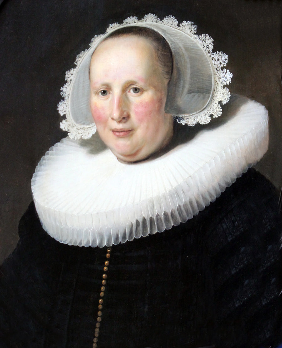Portrett av Maertgen van Bilderbeecq, ektefelle av Willem Burggraeff - Rembrandt