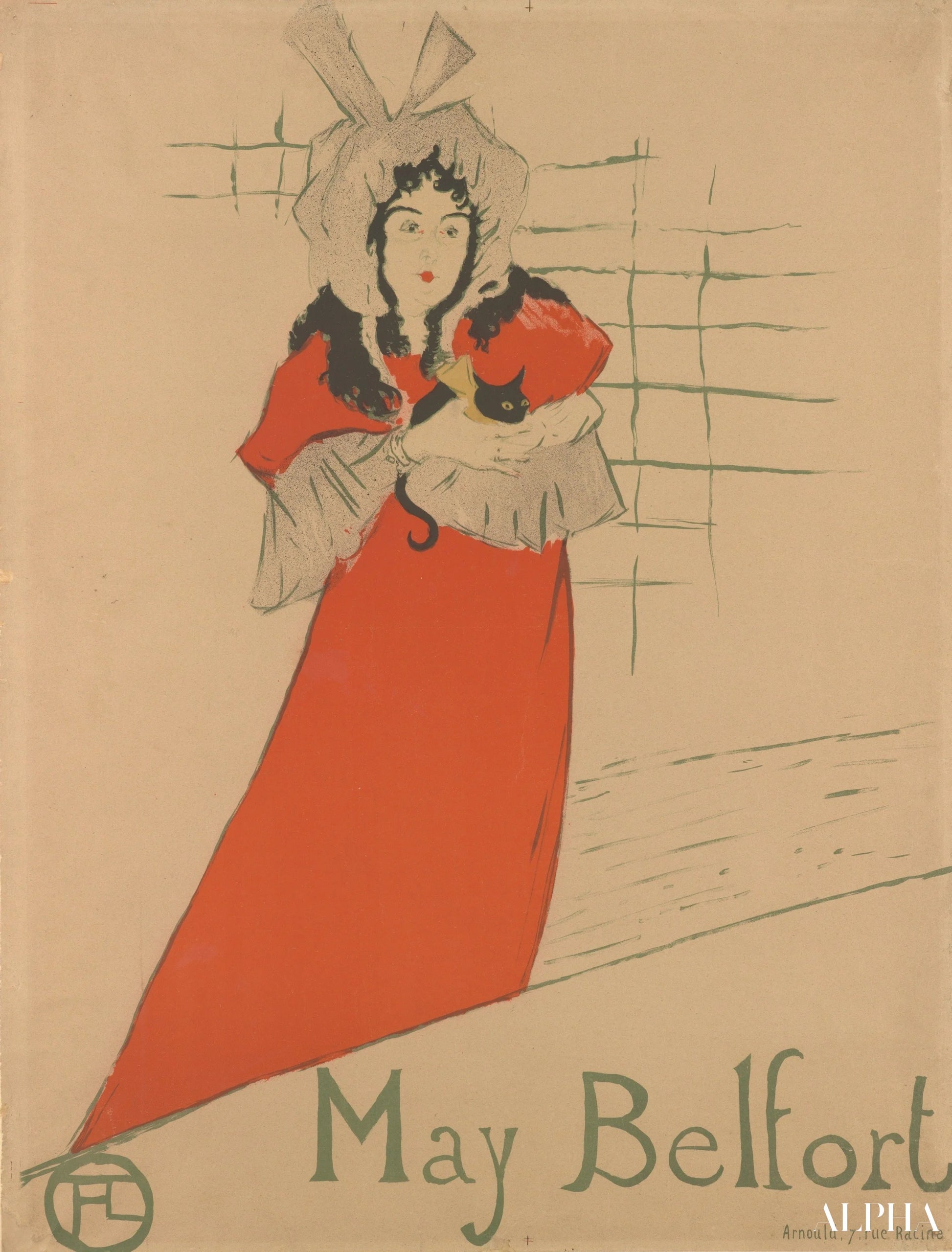 Mai Belfort - Toulouse Lautrec - Reproduksjoner av malerier og høykvalitets malerier