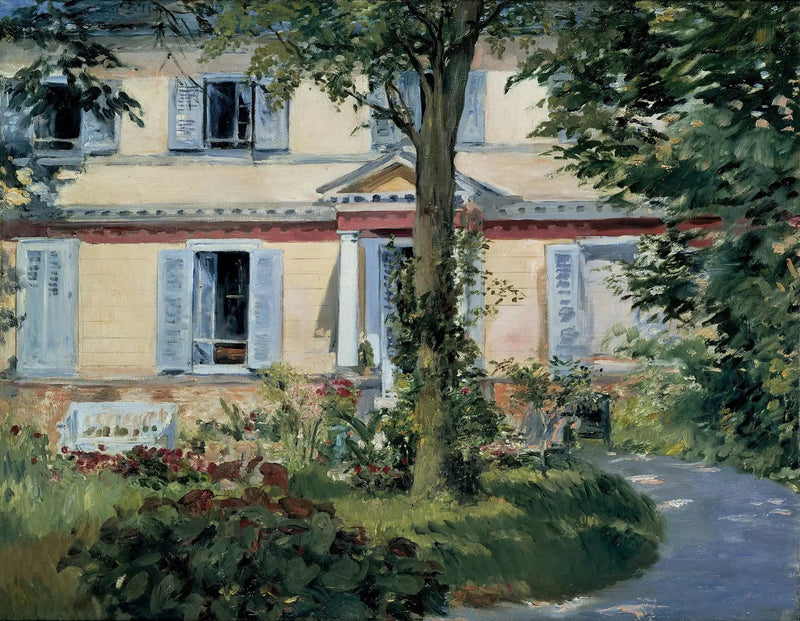 Hus i Rueil - Édouard Manet