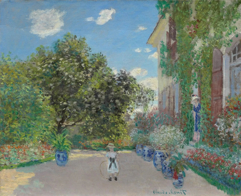 Kunstnerhuset i Argenteuil W284 - Claude Monet