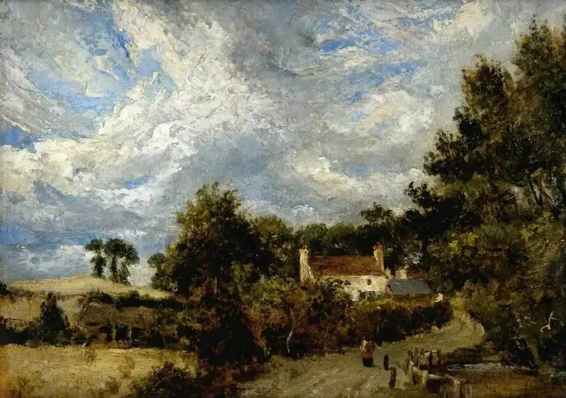 Hus ved veien - John Constable