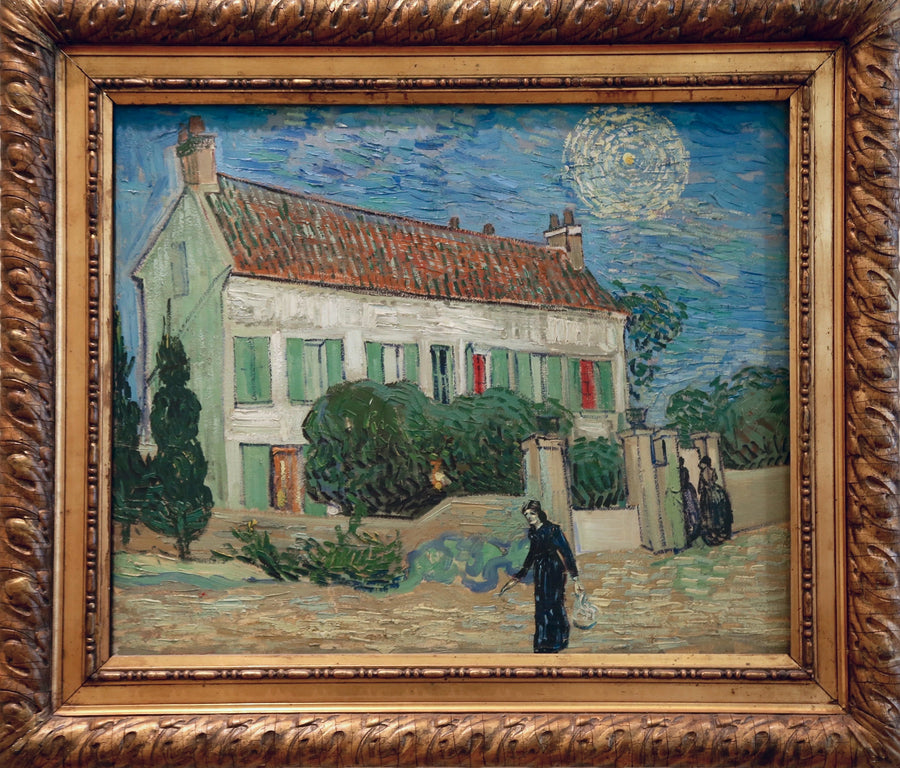 Det hvite huset, om natten - Vincent van Gogh