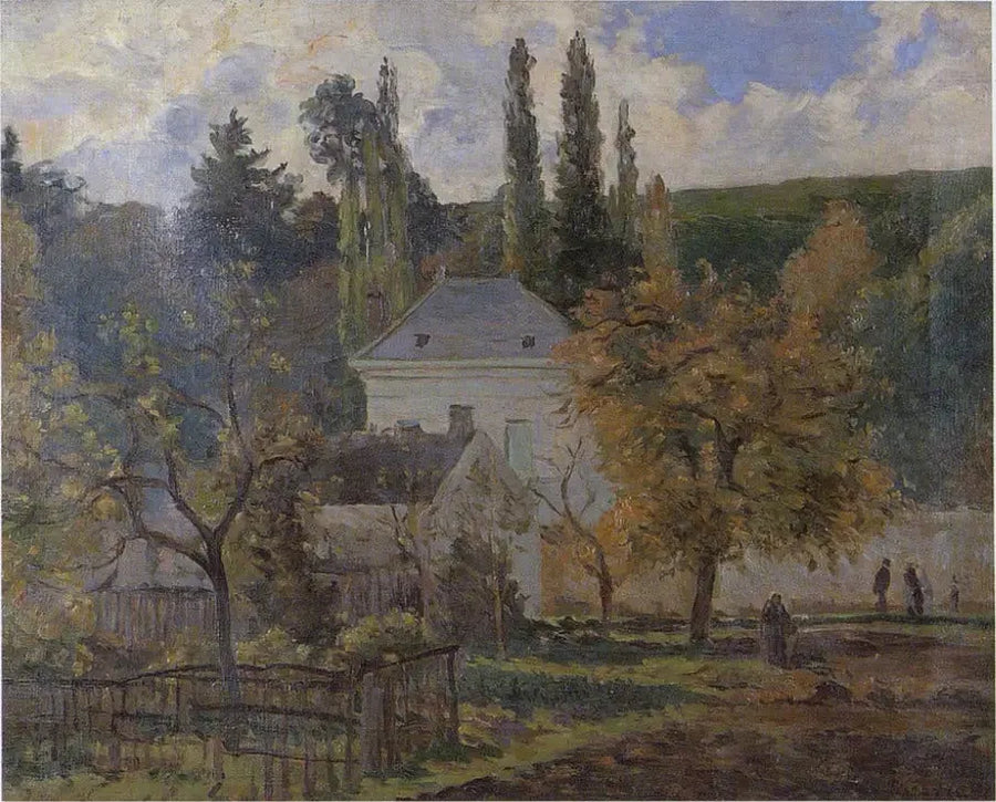 Borgerhus i Hermitage, Pontoise - Camille Pissarro