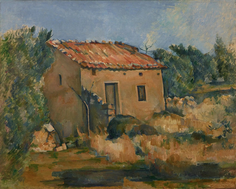 Hus i Aix-en-Provence - Paul Cézanne