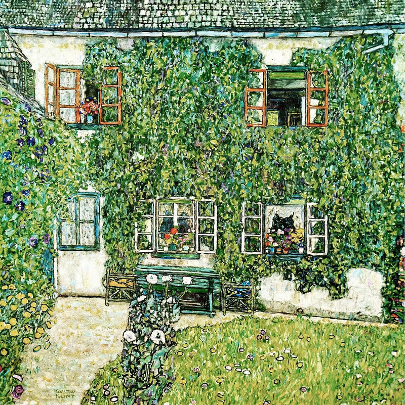 Landsted i Unterach ved Attersee - Gustav Klimt