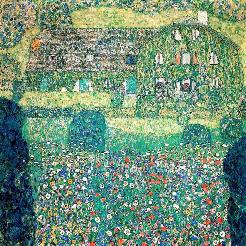 Landsted ved Attersee - Gustav Klimt