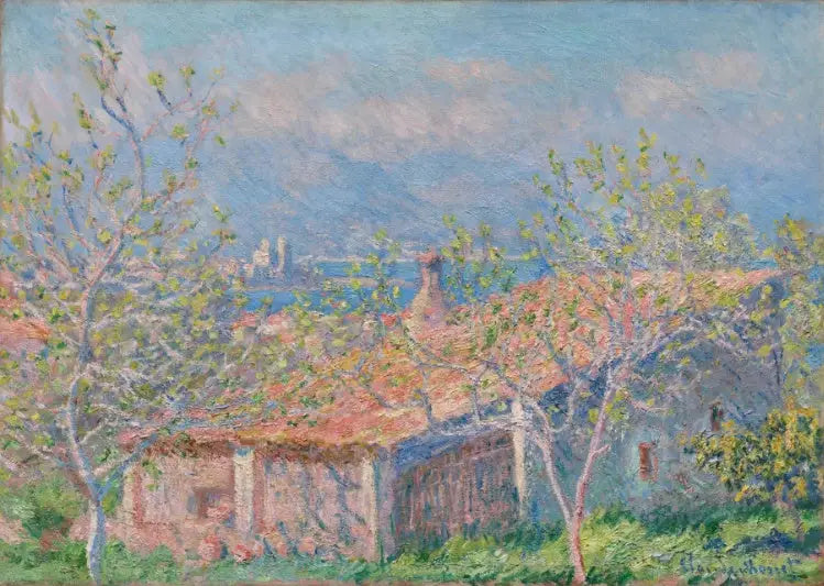 Hagehus i Antibes - Claude Monet