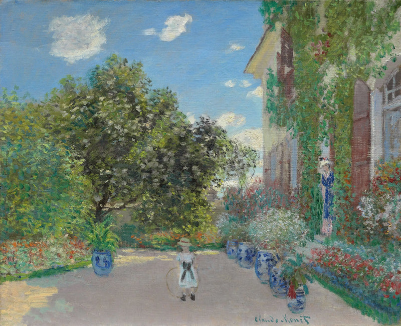Kunstnerhuset i Argenteuil - Claude Monet