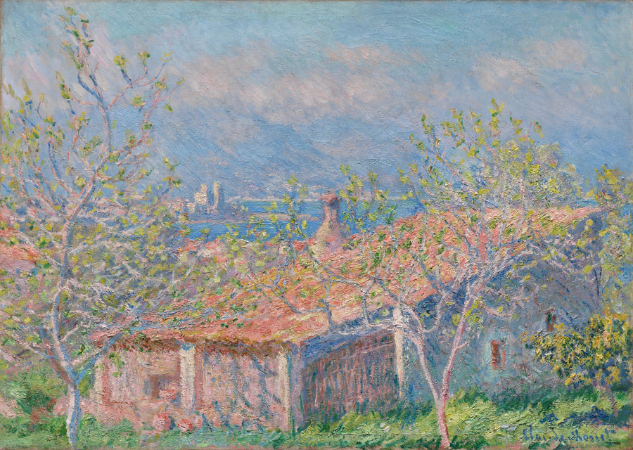 Hagehus i Antibes - Claude Monet