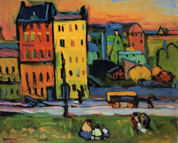 hus i München - Vassily Kandinsky