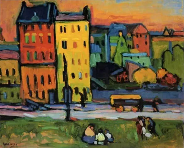 hus i München - Vassily Kandinsky