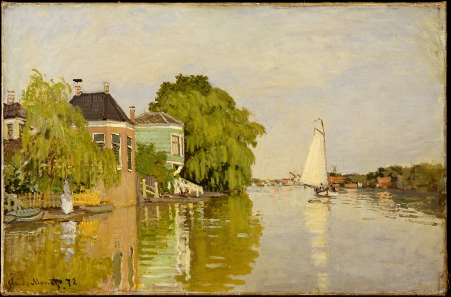 Hus ved Achterzaan - Claude Monet