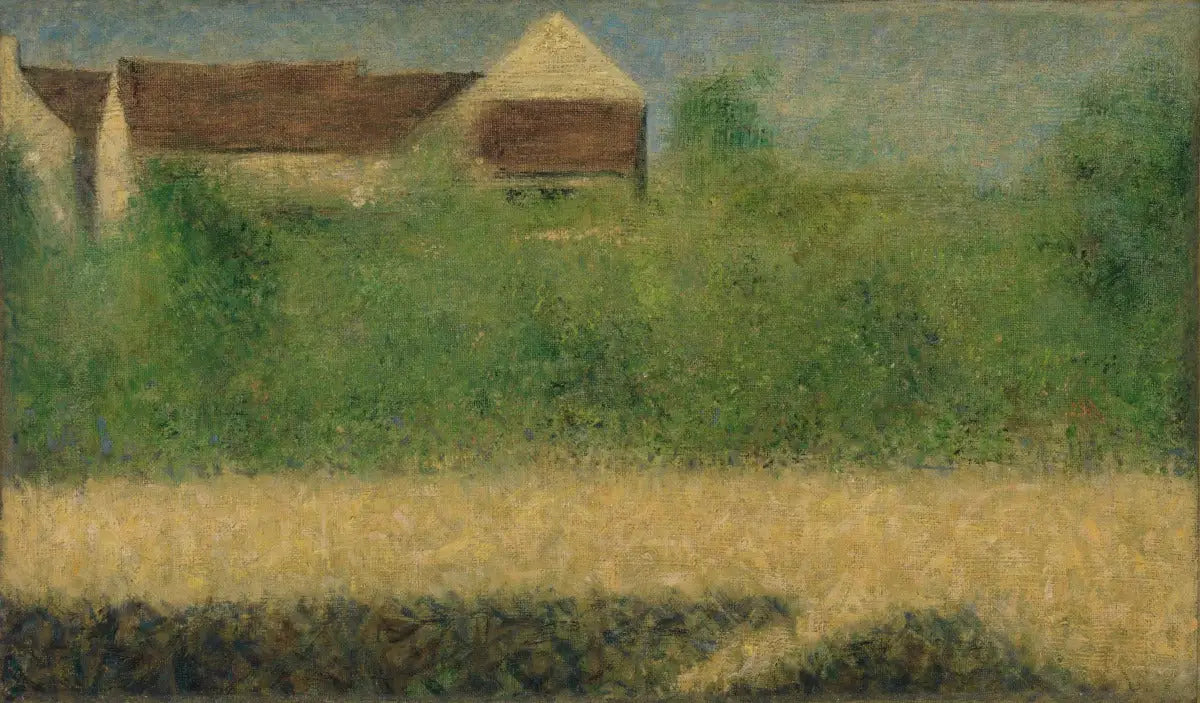 Maisons et jardin - Georges Seurat image 1 tableau peint à l’huile sur toile