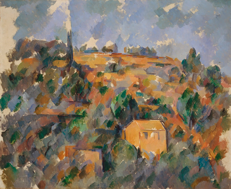 Hus på åsen, Provence - Paul Cézanne