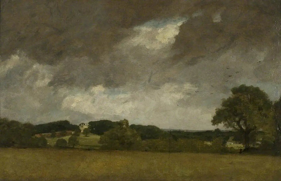 Malvern Hall sett fra sørvest - John Constable