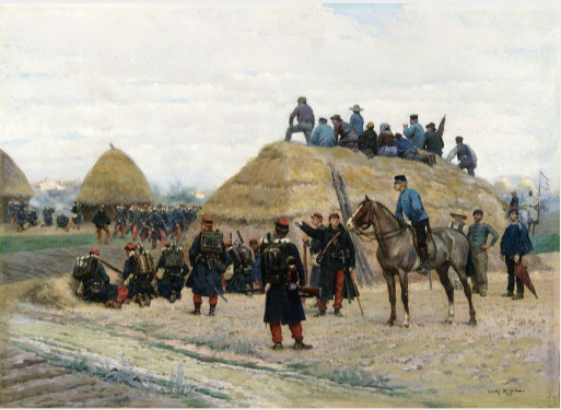 Høstmanøvrer - Édouard Detaille