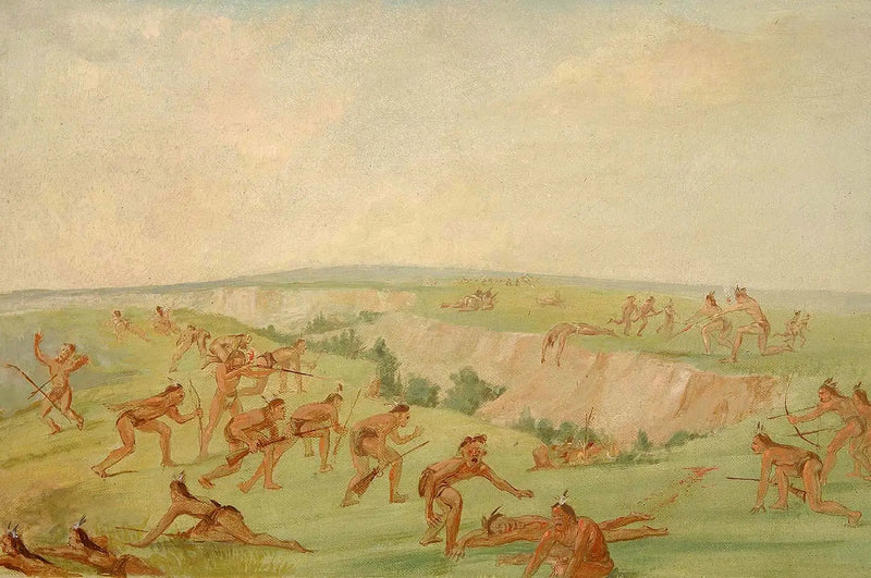 Mandan-angriper en gruppe Arikara - George Catlin

Source:
Mandan attaquant un groupe d'Arikara - George Catlin